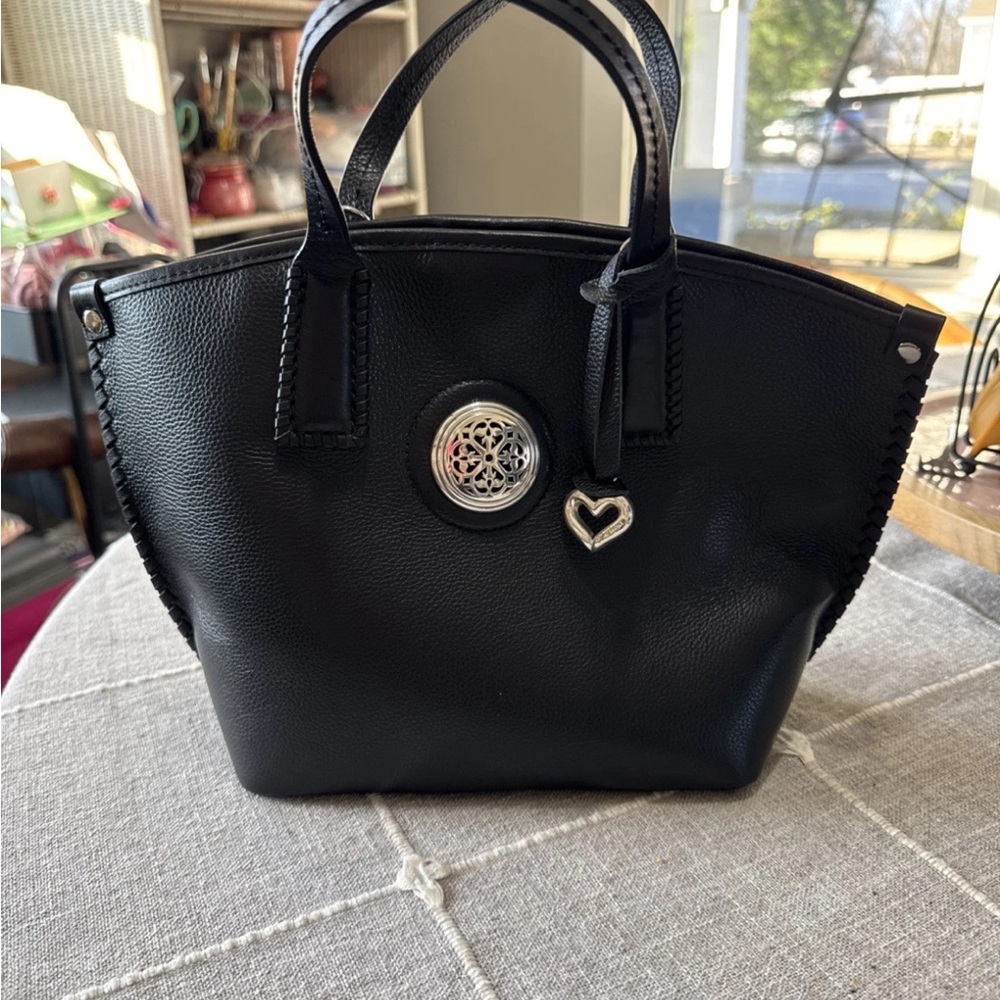 Brighton Ferrara Oriana Black Leather Bag